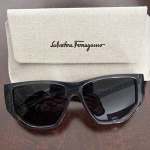 Salvatore Ferragamo Dark Gray Sunglasses